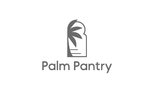 Palm Pantry logo, a food brand TOO Design has worked with